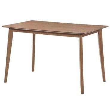 Imagem de Mesa de Jantar Escandinava Tampo MDF Cor Nogueira 120cm - 38172 - Sun 