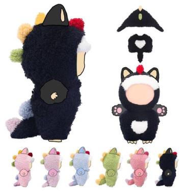 Imagem de Conjunto de roupas para bonecas VVQUI 17 cm Dino Dolls Outfit Macacão 