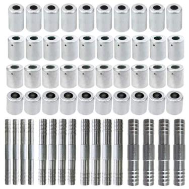 Imagem de Kit Caneca E Emenda 6mm 8mm 10mm 12mm Alumínio 56 Unidades - LETÍCIA A