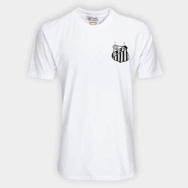 Imagem de Camiseta Santos Classic Masculina - Surf Center, Branco, M