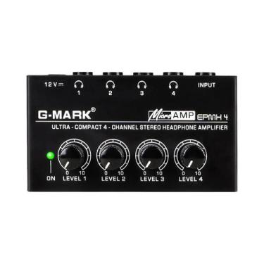 Imagem de Amplificador de Fone de Ouvido G-Mark EPMH4 - Mini Divisor Estéreo 4 C