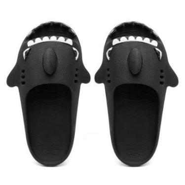 Imagem de Chinelo Infantil Tubarão Slide Feminino Masculino Casual Micro Expandido Confortável-Unissex