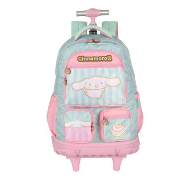 Imagem de Mochila Com Rodas Amigos Da Hello Kitty Verde - Unico