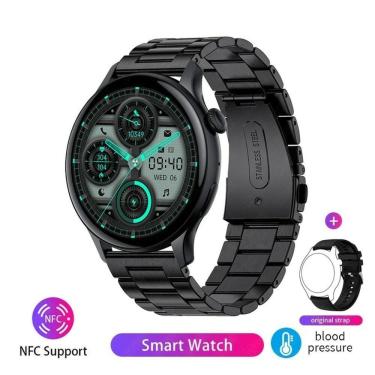 Imagem de Relógio Smartwatch Feminino Foxbox 7012A À Prova D'Água Preto Tela Hd Amoled
