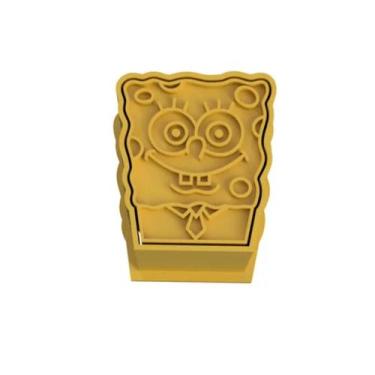 Imagem de Ejetor Modelador doces BOB ESPONJA Brigadeiros Docinhos Massa Biscuit 