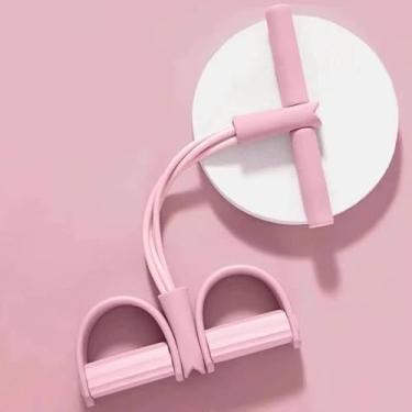 Imagem de Elástico Extensor Pull Reducer Multifunção - Faixa Elástica para Exercício em Casa e Academia(ROSA)