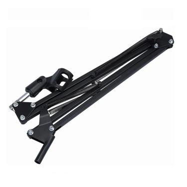 Imagem de Suporte Microfone Articulado Mesa Braço Profissional Podcast