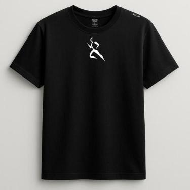 Imagem de Camiseta Corrida de Algodão Egípcio e Poliamida com Proteção UV - Boon