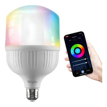 Imagem de 3X Lâmpada Inteligente Led 20W Rgb Color Wi-Fi -100V/240V