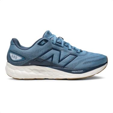 Imagem de Tenis New Balance Fresh Foam 680V8 Masculino, Azul/Marinho, 43