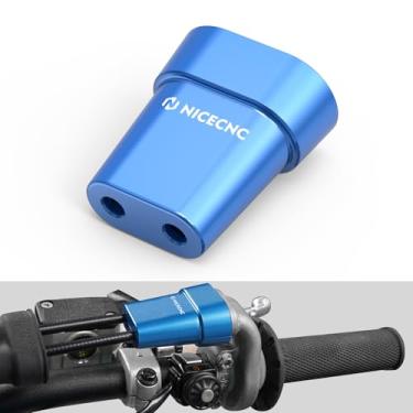 Imagem de NICECNC Capa de cabo de acelerador manual de motocicleta de alumínio compatível com Husqvarna 125-501 FC TC 2016 125-501 TE TE i FE TX FX TC FC 2017-23, compatível com GasGas EX EC MC 125-300 2021-23