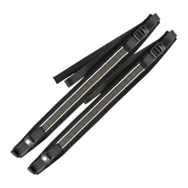 Imagem de Almencla Alça de acordeão ajustável, alça de ombro, acessório de instrumento musical de nylon com fivelas ajustáveis ​​para baixo de 16 a 120, Preto Branco