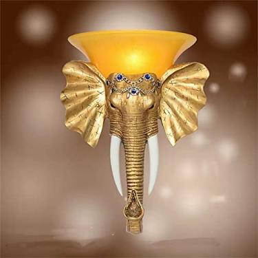 Imagem de Luminária de parede contemporânea em formato de anjo, com LED, estilo americano criativo, ideal para sala de estar, quarto, escritório, casa de campo, hotel, quarto infantil, café, restauran