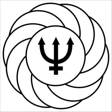 Imagem de Placa Radiestesia Radiônica 17x17 Cm - TURBILHÃO com NETU NO