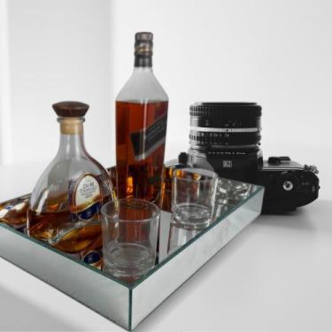 Imagem de Bandeja Espelhada Decoração Sala Jantar Bebidas Bar Café 30x20cm de Me