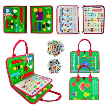 Imagem de Livro Educativo Montessori: Meu Livrinho Sensorial Maleta Educativa - Horas