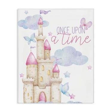 Imagem de Stupell Industries Arte de parede em tela Once Upon A Time, design de Kim Allen, 76 x 61 cm