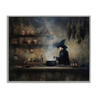 Imagem de Stupell Industries Witch's Cauldron Brew Gray Framed Giclee Art, design by Arlington Prints, 24 x 30