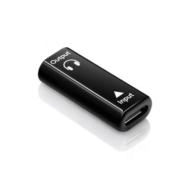 Imagem de Poyiccot Adaptador USB C para conector de fone de ouvido de 3,5 mm (1 unidade), adaptador de áudio USB C fêmea para auxiliar compatível com equipamentos de áudio, leitores de MP3, leitores de CD, iPad