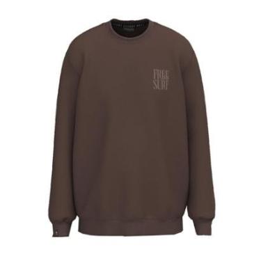 Imagem de Moletom Careca Freesurf 111001236 Marrom-Masculino