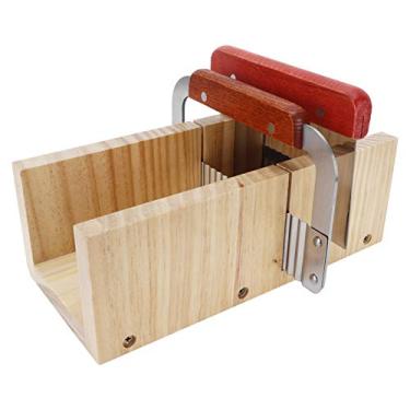 Imagem de TOPINCN 9 Pçs/set Molde de Sabão para Fazer Sabão Kit de Molde de Silicone, Cortador de Fio Com Marcas de Escala para 0,5 8cm de Espessura, Cortador de Pão de Madeira de Pinho para Bolo