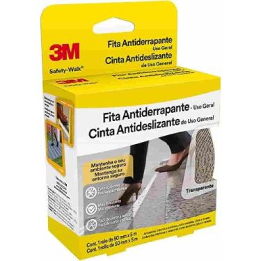 Imagem de Fita Antiderrapante. Transpatente 50mm x 5 Metros - 3M