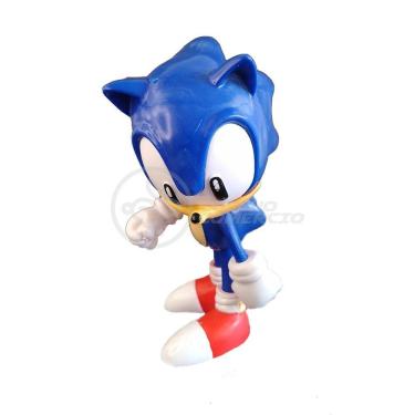 Imagem de Coleção Boneco Action Figure Sonic Azul 16Cm