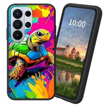 Imagem de Dikoer Capa para Samsung Galaxy S26 Ultra 5G TPU macia fosca para doces, acessórios para celular masculino e feminino, capa de proteção à prova de choque, arte de tartaruga