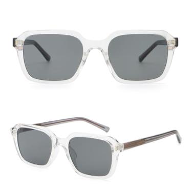 Imagem de VFDHN Óculos de Sol Fashion Feminino UV400 Masculino Polarizado Marrom Verde Estilo Verão (6)