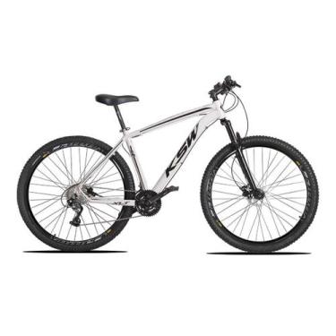 Imagem de Bicicleta Aro 29 KSW 27 Marchas Freio Hidráulico K7 Trava, Branco, Pre