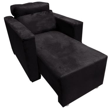 Imagem de Poltrona Do Papai E Mamae Retratil e Reclinavel Florença Preto