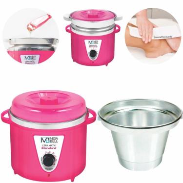 Imagem de Panela Aquecedora De Cera Termocera Depilação + Refil 900G