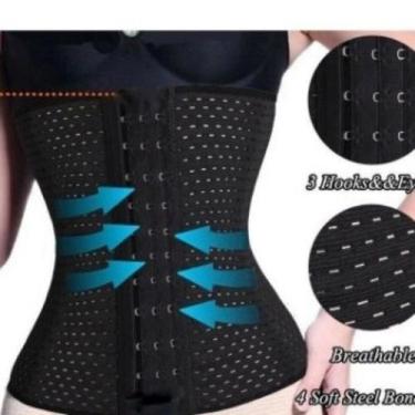 Imagem de Cinta Elastique Feminina Modeladora Redutor Cintura Mulher - Giwish