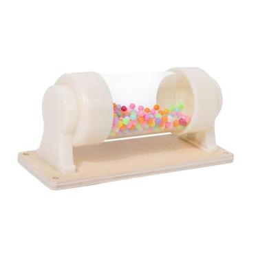 Imagem de YIJU Chocalho de chuva Rainmaker, brinquedo interativo para bebês e crianças, mini chocalho de madeira com som de chuva.