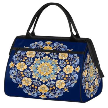 Imagem de Bolsa pequena para o fim de semana, feminina, masculina, rosa, vermelha, dobrável, bolsa esportiva leve para academia, Cor: 33, 15.2*8.3*11.6 inch, Moderno