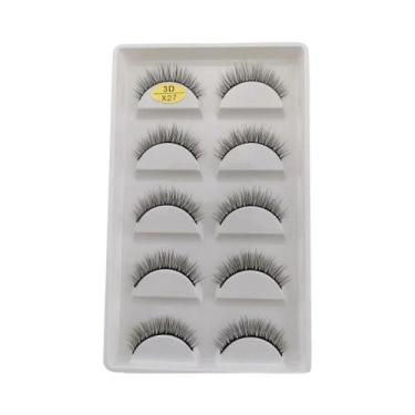Imagem de Cílios Postiços Fluffy 3D De Mink, 5 Pares, Volume Natural, Cílios Lev