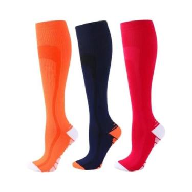 Imagem de Meias De Compressão Masculinas Até O Joelho 20-30 Mmhg Médicas Para Ed