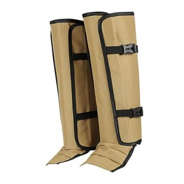Imagem de Vaveren Polainas de proteção contra cobras, protetores de perna impermeáveis, capa de calçado de inverno para viagens, montanhismo, esportes ao ar livre, Amarelo