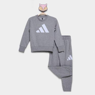 Imagem de Conjunto de Moletom Infantil Adidas Big Logo-Unissex