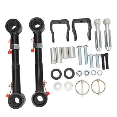 Imagem de Cryfokt de Desconexão Rápida de Barra Oscilante Frontal Precisa Links de Barra Oscilante Off-road Ajustáveis ​​para TJ JKS 1997-2006, Aço Inoxidável Robusto, 1 Conjunto Adequado para Elevadores de