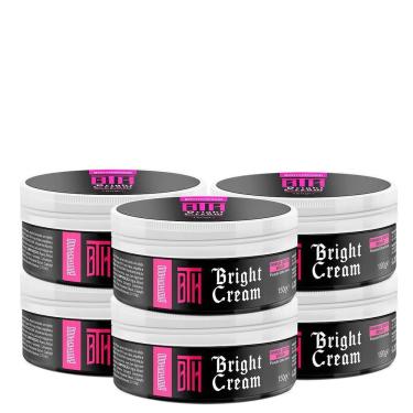 Imagem de Kit 06 Pomada Efeito Brilho Bright Cream Bth 150G