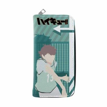 Imagem de Carteira Haikyuus Anime Characters Slim Bifold PU - Yiweisai