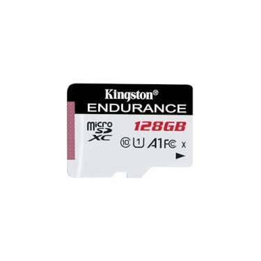 Imagem de Sdce128Gb - Cartão de Memória Kingston de 128Gb Padrão Microsd Endurance; Leitura = 95Mbs, Escrita = 45Mbs