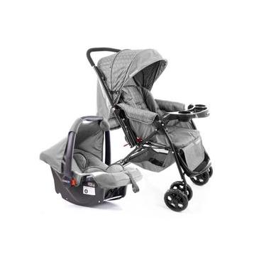 Imagem de Travel System Reverse cosco - Cinza Rajado