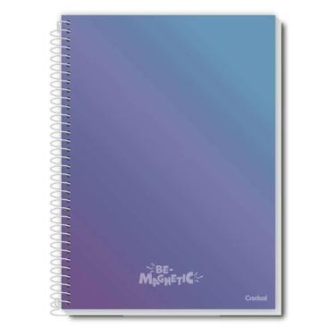 Imagem de Caderno Espiral Universitário A4 1 Matéria 80 Folhas Capa Dura Be Magnetic Credeal Estampa 3