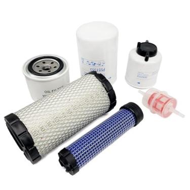 Imagem de Kit de filtro ST-1061 adequado para carregador utilitário compacto Toro Dingo TX1000, kit de filtro de manutenção substitui 36-4771 108-3811 104-5169 63-8300 112-7836 86-3010, pacote com 6