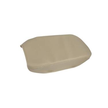 Imagem de ACROPIX Tampa do console central do carro, apoio de braço, capa protetora de microfibra de couro de substituição para Toyota Camry 2007-2011 bege