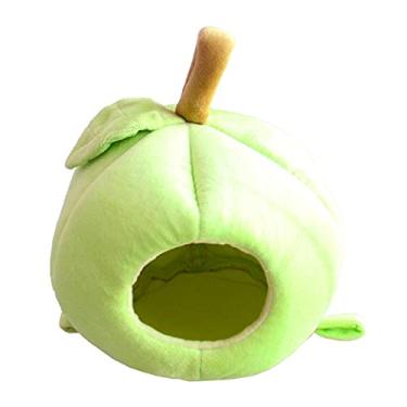 Imagem de Casa de Hamster Cama para Pet Pequeno Camas Pendentes Quente Macia e Confortável Porco Holandês Ouriço com Almofada Gancho