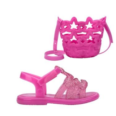 Imagem de Mini Melissa + Bolsa Luminous Infantil Lilás Glitter 37866-32
