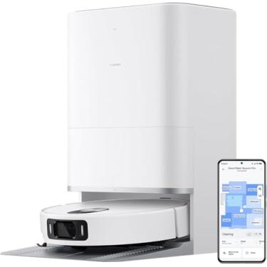 Imagem de XIAOMI Robot Vacuum 5 Pro - Robô aspirador de pó com função de esfregão - robô aspirador de pó, radar inteligente retrátil dToF, 20000Pa, câmera frontal HD para visão em tempo real e comunicações